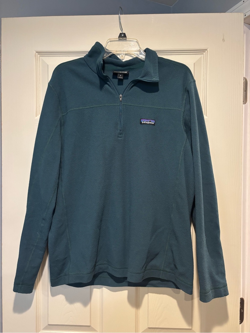 Patagonia Teal Half-Zip Fleece Pullover